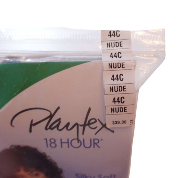 Playtex Full Figure 18 Hour Sleek & Smooth Wireless Bra Size 44C Nude 4803 - Picture 7 of 10